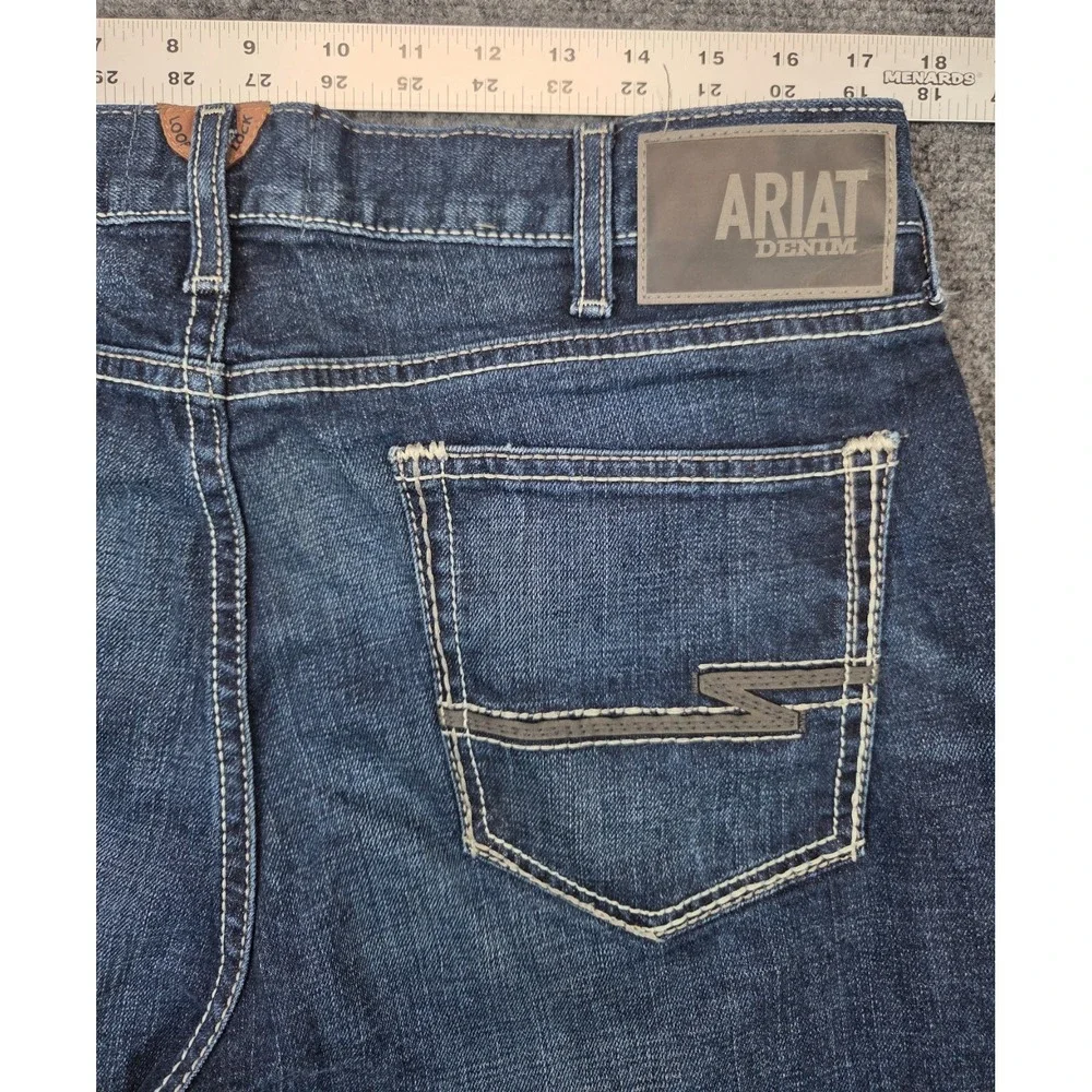 Ariat M8 Jeans Mens 36x30 Blue Modern Slim Leg
